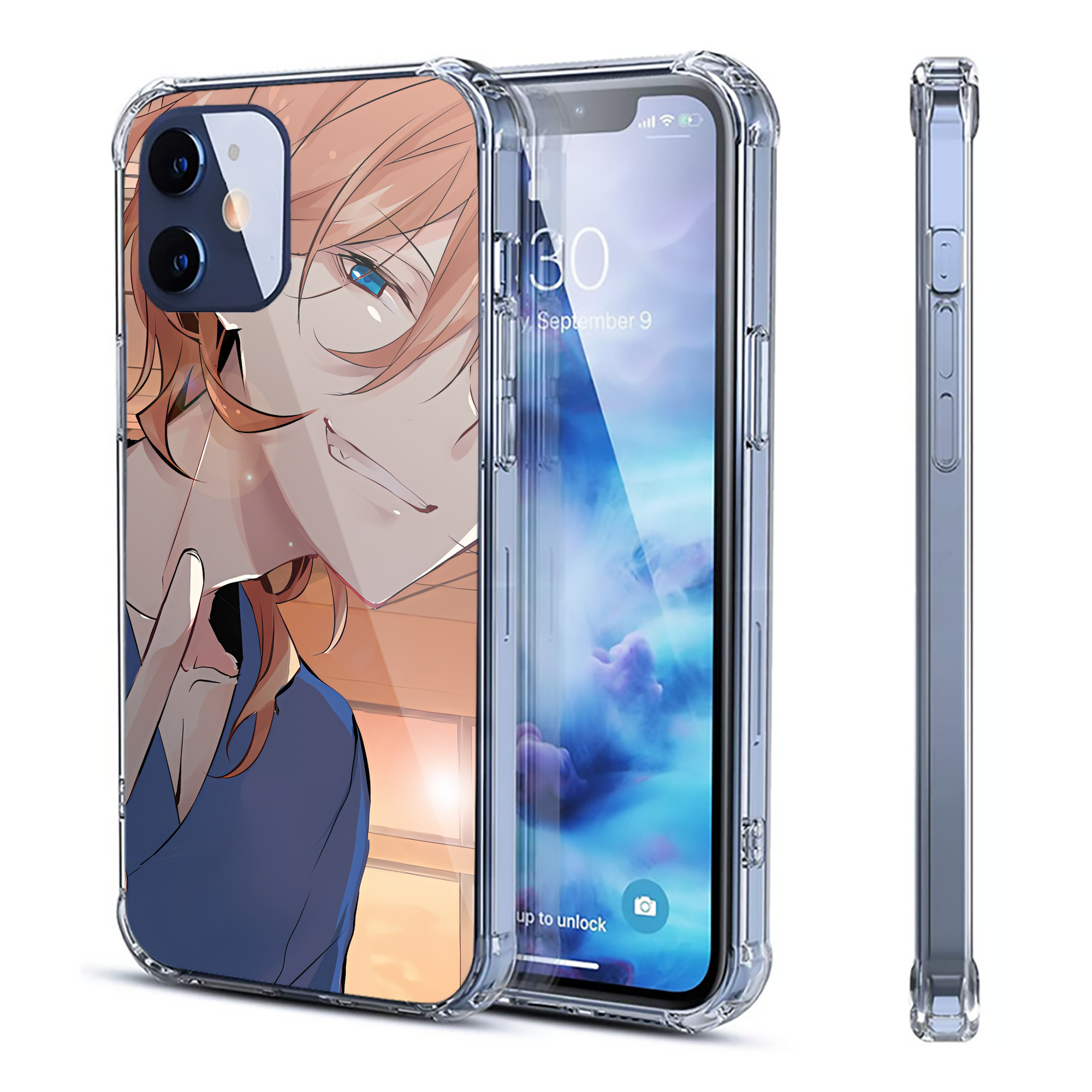 （画像用） 文豪ストレイドッグス Bungo Stray Dogs 【iPhone 12シリーズ対応】透明スマホケース（クリアソフトケース）